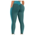 thumbnail image 2 of Augper Womens High Waist Yoga Pants Slimming Booty Leggings Workout Running Butt Lift Tights With Pockets, 2 of 6