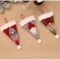 thumbnail image 4 of Moocorvic Christmas Decor Snowman Kitchen Tableware Holder Pocket Cutlery Bag 10PCS, 4 of 7
