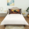 thumbnail image 6 of GZHJMY Satin Pillowcase for Hair and Skin Breathable Slip-Cool, Wrinkle-Resistant Soft and Smooth 20x40In Single Side Envelope Opening Without Zipper Cat Sitting Halloween, 6 of 7