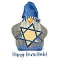 thumbnail image 2 of Reed, Tara 12x12 White Modern Wood Framed Museum Art Print Titled - Hanukkah Gnomes III-Star of David, 2 of 4