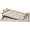 Ivory, variant on A set of two sharkskin-patterned wooden trays with gold-polished metal handles, suitable for footstools, coffee tables, and bathrooms.
