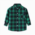 thumbnail image 4 of 12-18 Months Toddler Boys Button Up Dress Shirt 12 18 24 Months 2T 3T 4T 5T 6T 7T 8T Kids Long Sleeve Tops School Uniform Spring Fall Clothes Tops, 4 of 4