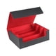 thumbnail image 5 of Estuche para 1800+, soporte protector para tarjetas de 11,5 x 10 x 4,2 pulgadas para tarjetas deportivas Negro forrado en rojo. Hugo Estuche de baraja de cartas coleccionables, 5 of 10