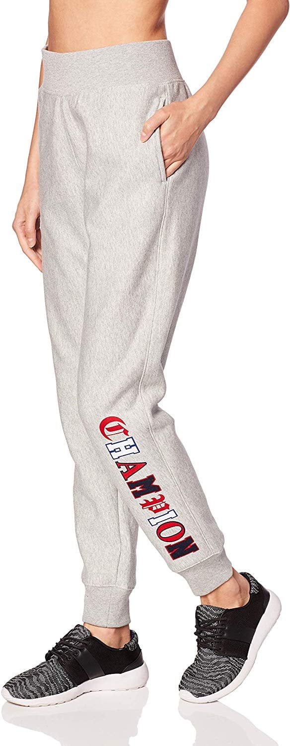 Champion LIFE Women's Reverse Weave Jogger-Old English Lettering, Oxford  Grey, X Large - Walmart.com