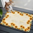 thumbnail image 3 of Entryway Rug 2'x3', Yellow Sunflowers Small Rug for Kitchen Bathroom Door Mat Indoor Entrance, Farmhouse Rustic Botanical Floral Plants Non-Slip Area Rugs Floor Mats Carpet Front Door Rugs, 3 of 8
