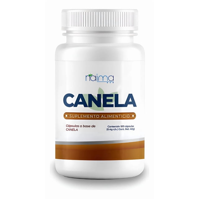 Canela 400 Mg 100 Cápsulas Sin Sabor