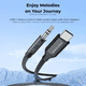 thumbnail image 2 of Cable Audio Tipo C A Jack 3.5mm Universal VENTION 1.5 Metros, 2 of 6