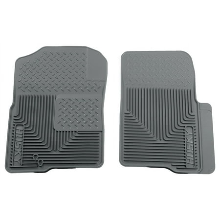 Husky Liners Heavy Duty Floor Mats Front Floor Mats Grey Fits 03-12 Ford Expedition, 04-10 Ford F-150, 06-08 Lincoln Mark LT, 03-12 Lincoln Navigator Fits select: 2004-2010 FORD F150