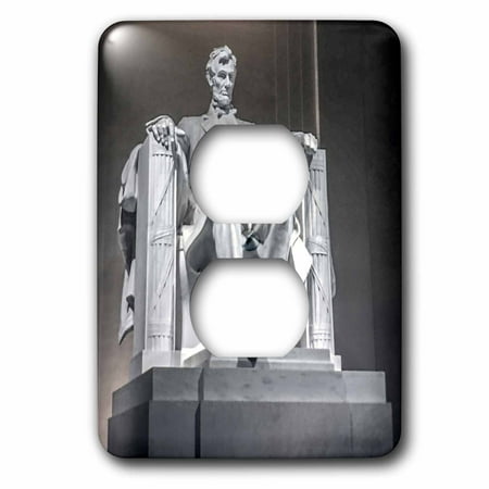 3dRose President Lincoln Memorial in Washington DC - 2 Plug Outlet Cover