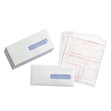 New CMS 1500 - HCFA Insurance Claim Forms and Self-Seal No. 10-1/2 Tinted Window Envelopes - 25 Forms and ENVELOPES