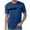 (Type A)Dark Blue, variant on Mens T-Shirts with Pocket, Henley Printed Shirts for Mens, Mens Summer Shorts Sleeve Tops,Green Mens and Big Men's XXXXL