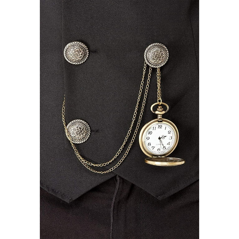 20s Pocket Fob Watch Adult Gold Silver 20s Pocket Fob Watch Adult Gold Silver
