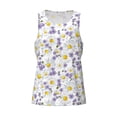 thumbnail image 4 of Fotbe Daisies Flowers Pattern Men's Quick Dry Workout Tank Top Gym Muscle Tee Fitness Bodybuilding Sleeveless T Shirt Breathable Workout Shirt-X-Large, 4 of 9