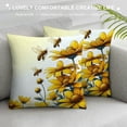 thumbnail image 3 of PHYHOO Pillow Covers Yellow Floral Spring Pillows Decorative Throw Pillows Cushion Case Floral Decorations Farmhouse Decor for Couch Sofa, 3 of 5
