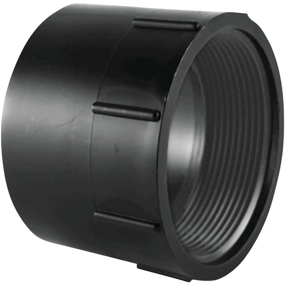 Charlotte Pipe 1-1/2 in. Hub X 1-1/2 in. D FPT ABS Adapter, Each