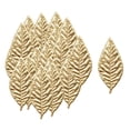 thumbnail image 2 of 100 piezas de follaje artificial para decorar bodas, hogares, Navidad y jardines. Oro, 2 of 9