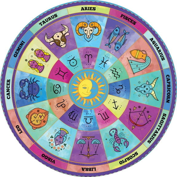 Zodiac 1000-Piece Round Jigsaw Puzzle (Other)
