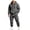 Dark Gray, variant on Men Sets Outfits 2 Piece Jogging Suits for Men Activewear Work Out Hoodie and Sweatpants Set Casual Big and Tall Baggy Jumpsuit