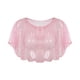 thumbnail image 5 of Chal de lentejuelas para mujer, para vestidos de mujer, ropa de moda, chal de novia, noche Rosa, 5 of 7