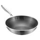 thumbnail image 3 of Freing de la casa Wok Pan conveniente Fry Wok Wok Acero inoxidable Freing Wok, 3 of 7
