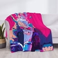 thumbnail image 4 of Throw Blanket for Couch, Hip Hop People No.124 Super Soft Fuzzy Comfy Warm Throw Blanket, Cuteness Lightweight Cozy Plush Flannel Blanket & Throws for Sofa and Bed All Season, 4 of 5