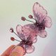thumbnail image 4 of horquilla para el pelo con resorte y bordado de diamantes de imitación para mujer (rosa), 4 of 7