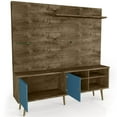 thumbnail image 4 of Manhattan Comfort Liberty 71" Entertainment Center in Brown and Blue, 4 of 9