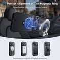 thumbnail image 4 of DOMAVER pour iPhone 17 Pro Max, Étui avec Support Magnétique 360, [Compatible MagSafe] [Protection 4X de Qualité Militaire] Étui Mince pour iPhone 17 Pro Max, 6,10 Pouces, Noir, 4 of 7