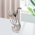 thumbnail image 4 of Juego de vajilla Swan Creative 6 Tenedores Regalos Utensilios para té Plata Sunnimix Vajilla con base de cisne, 4 of 8