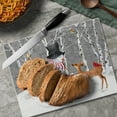 thumbnail image 3 of CounterArt Snow Day 3mm Tempered Glass Cutting Board 10" by 8", 3 of 8