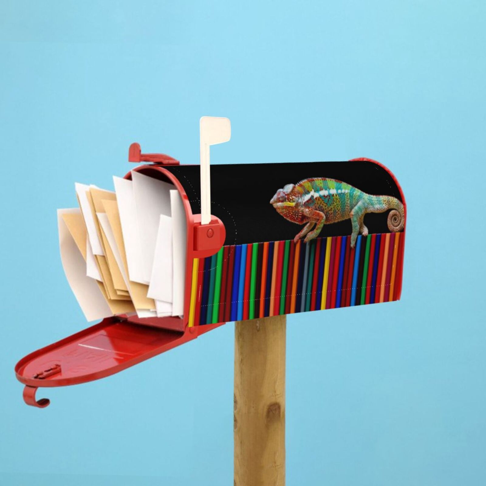 Kdxio Magnetic Mailbox Cover 21x18 in Mailbox Cover Outdoor Decoration Holiday Mailbox Covers for Home Garden Yard-21x18 in