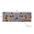 thumbnail image 2 of Coir Door Mat Hyrangea Welcome 10 X 30, 2 of 3