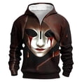 thumbnail image 1 of Sudadera con capucha para hombre, informal, a la moda, con estampado de rayas, cremallera, manga larga, sudadera con bolsillo, sudadera de poliéster para hombre, 1 of 5