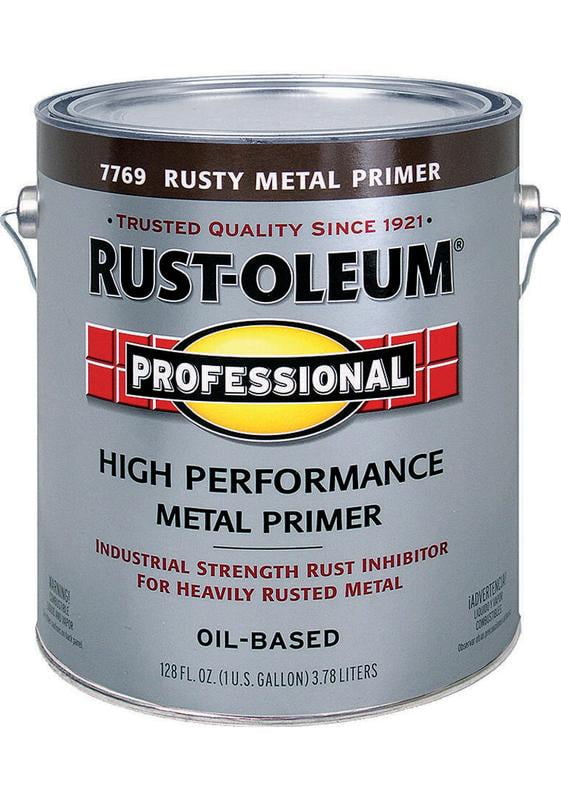 Rust-Oleum Professional High Performance Rusty Metal Primer, Red/Brown, 1 Gal.