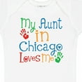 thumbnail image 4 of Inktastic My Aunt in Chicago Loves Me Boys or Girls Baby Bodysuit, 4 of 5