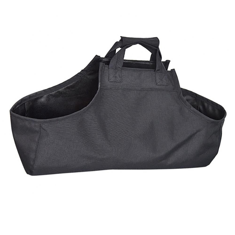 Potable Firewood Log Carrier Tote Bag Fireplace Wood Holder Big Storage Bag AUS