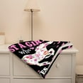 thumbnail image 3 of Horse Blanket Gift for Girls Women Plush-Just A Girl Who Loves Horses Comfy Throws Cowboy Western Lightweight Sheet Pony Bedding Quilt Soft Flannel Blankets for Couch Travel, 3 of 7