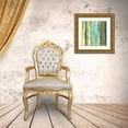 thumbnail image 3 of King 26x26 Gold Ornate Wood Framed with Double Matting Museum Art Print Titled - Patina Stripes II, 3 of 4