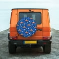 thumbnail image 2 of Daiia Dinosaur Driving Tire Covers , Travel Trailer Camper Truck SUV Motorhome Waterproof Wheel Cover, Sun Rain Snow Protector-14 inch, 2 of 9