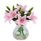 thumbnail image 5 of Flor artificial boda nupcial simulación floral decoración oficina en casa PVC flor falsa, rosa 5 Piezas Inevent HA000016-03B, 5 of 6