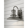 thumbnail image 2 of Feiss Redding Station LED Outdoor Wall Light in Tarnished Silver, 2 of 3