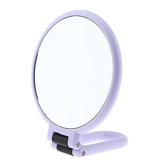 4xdual Sided Folding Makeup Mirror W/ 5x/10x Magnification 5x Magnification