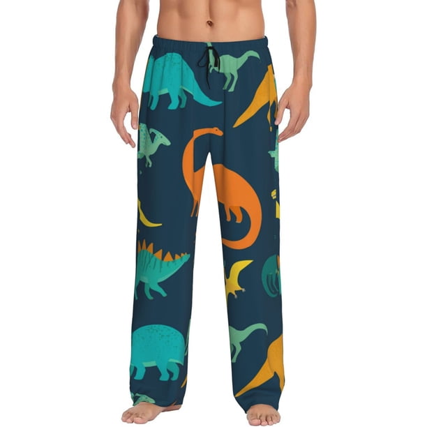 Balery Hand Drawn Seamless Pantalones de pijama para hombre, pijama ultraligero, pantalón de descanso-X-Large