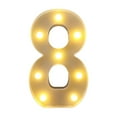 thumbnail image 1 of Illuminated LED Alphabet Letter Light Decorative Marquee Lamp for Birthday Party Wedding Children's Room Home Bar Wall Battery Operated, 1 of 6