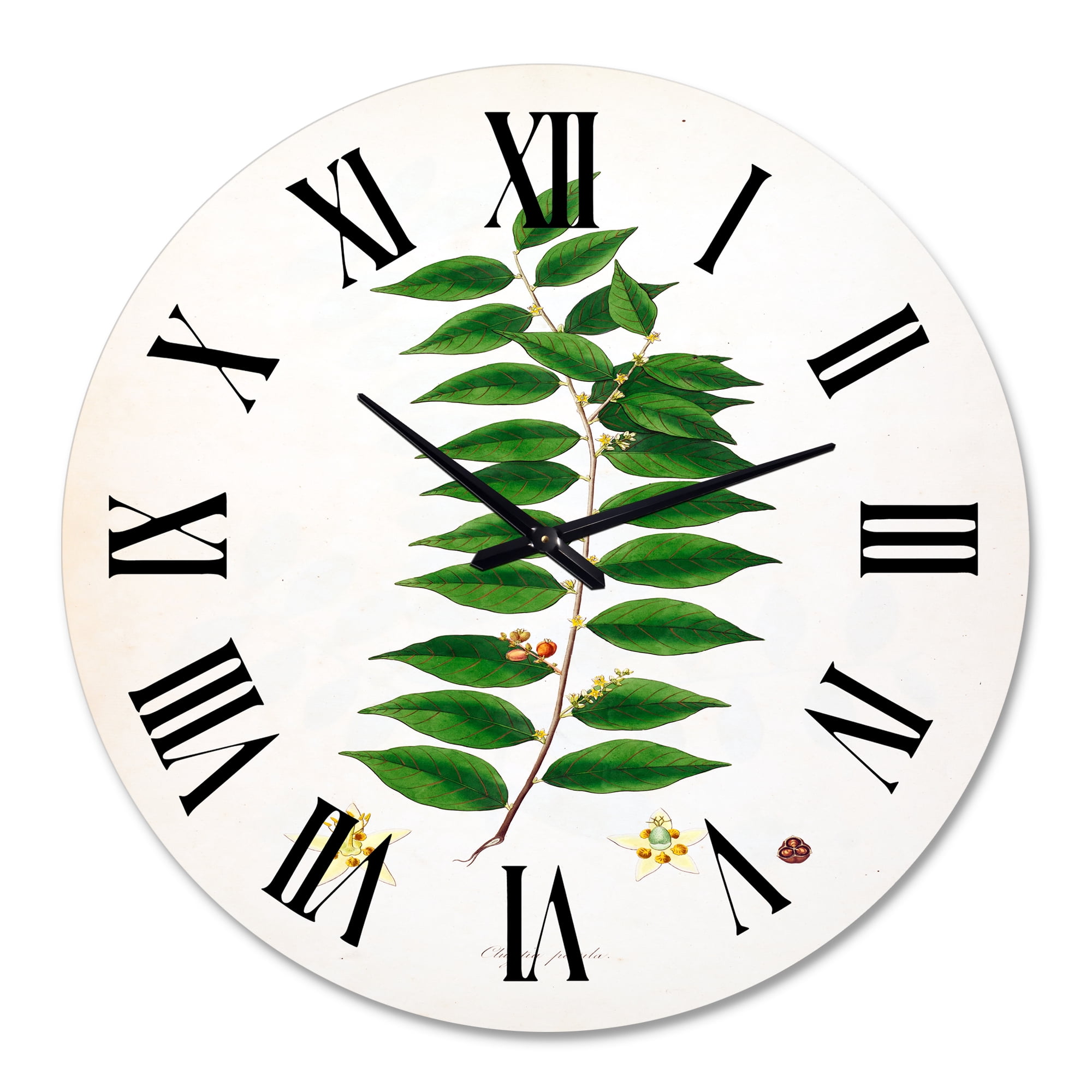 Designart 1 in Quartz Farmhouse Wall Clock
