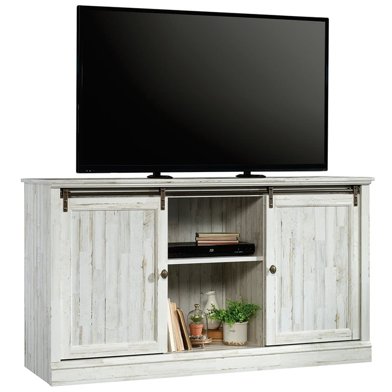 Sauder Barrister Lane Sliding Door Entertainment Credenza Tv Stand