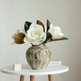 thumbnail image 4 of XmhyTop 2 ramos de flores artificiales de tacto real, flores falsas para decoración de bodas, oficina, hogar, arreglos florales, flores artificiales para decoración (Q20, 10,2 pulgadas de largo), 4 of 5