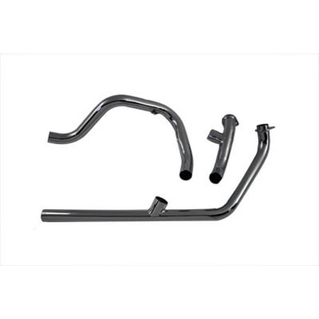 Dual Crossover Chrome Exhaust System,for Harley Davidson,by