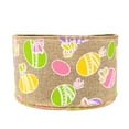 thumbnail image 1 of Easter Printed Rabbit Eggs Decorative Ribbons Wire Edges Truck Ribbon Ribbons, 1 of 7