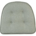 thumbnail image 3 of Non-Slip Tufted Chair Cushions for Dining Room, Kitchen and Office Use, U-Shaped Skid-Proof Seat Pad, 15x16 Inches, 8 Pack, Celadon, 3 of 6